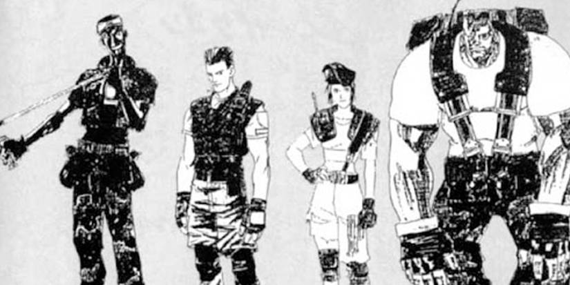 Chris original design concept - Resident Evil Chris Redfield Facts