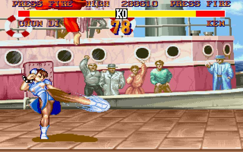 Chun Li Kicking