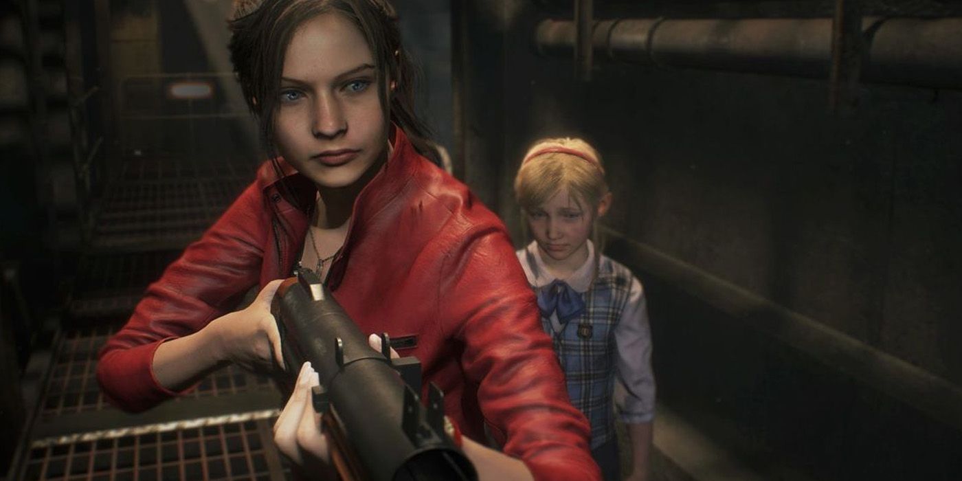 Claire and Sherry - Resident Evil 2