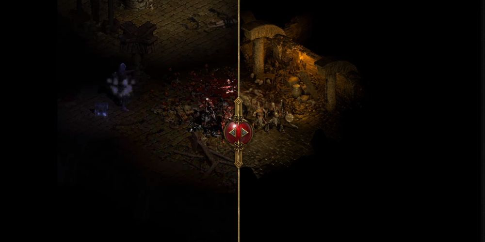 Classic Updated Graphics Switch Diablo 2 Resurrected Remaster