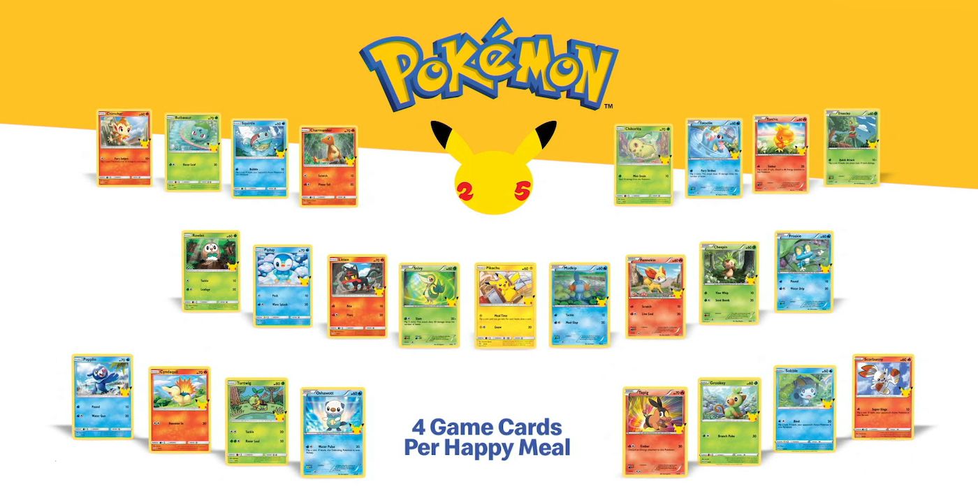 Pokemon cards hot sale mcdonalds 2018