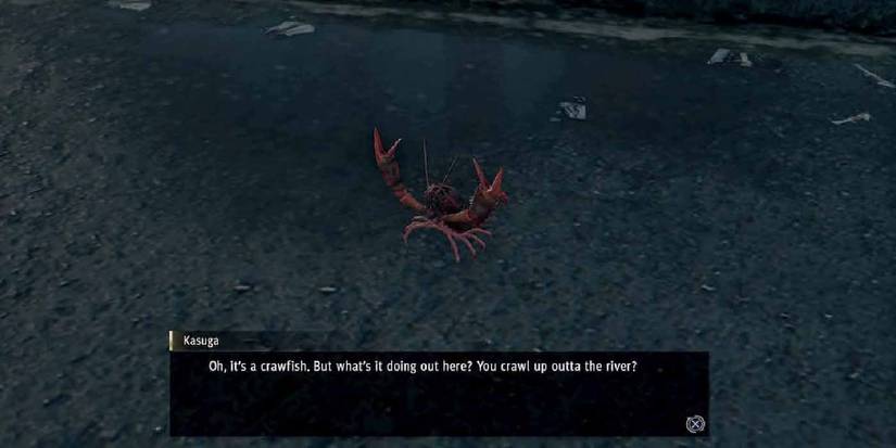 The Crawfish Caper substory in Yakuza: Like a Dragon