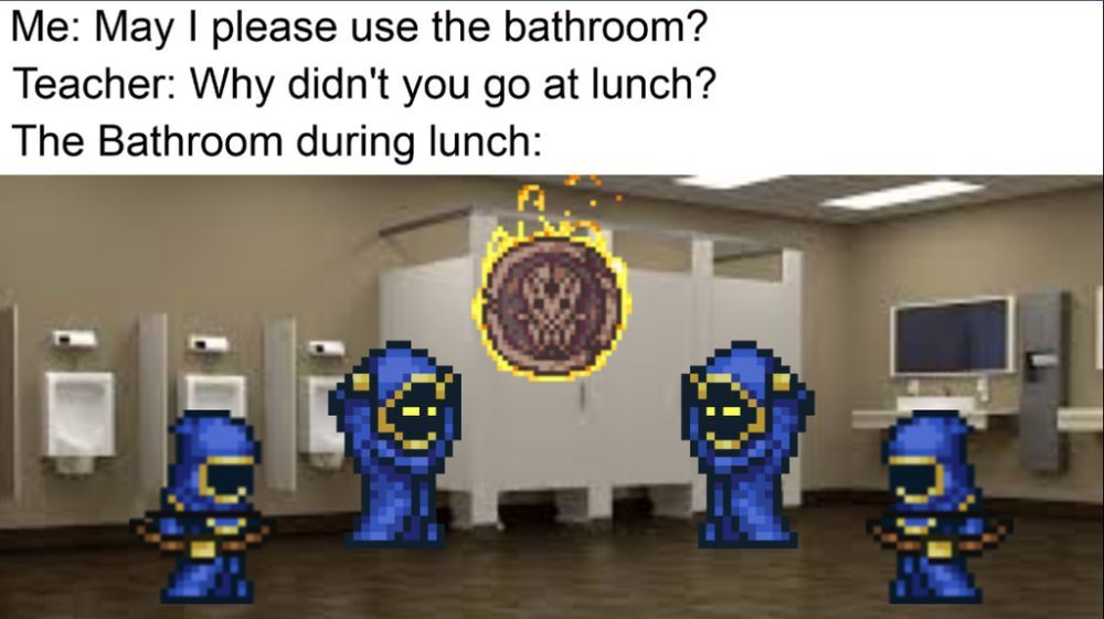 Cultists Bathroom Moon Lord Terraria Meme
