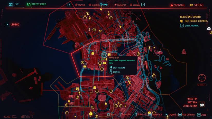 Cyberpunk 2077 2nd Amendment Gun Store Location