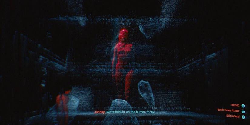 Cyberpunk 2077 alt stuck in mikoshi as an AI