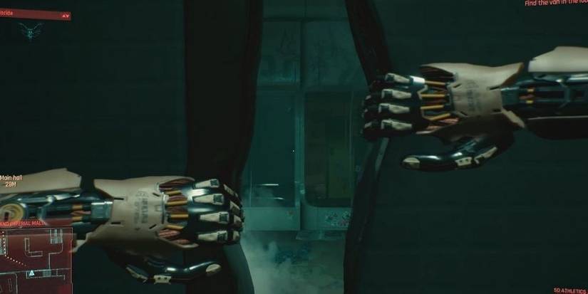 Cyberpunk 2077 Opening Door With Gorilla Arms