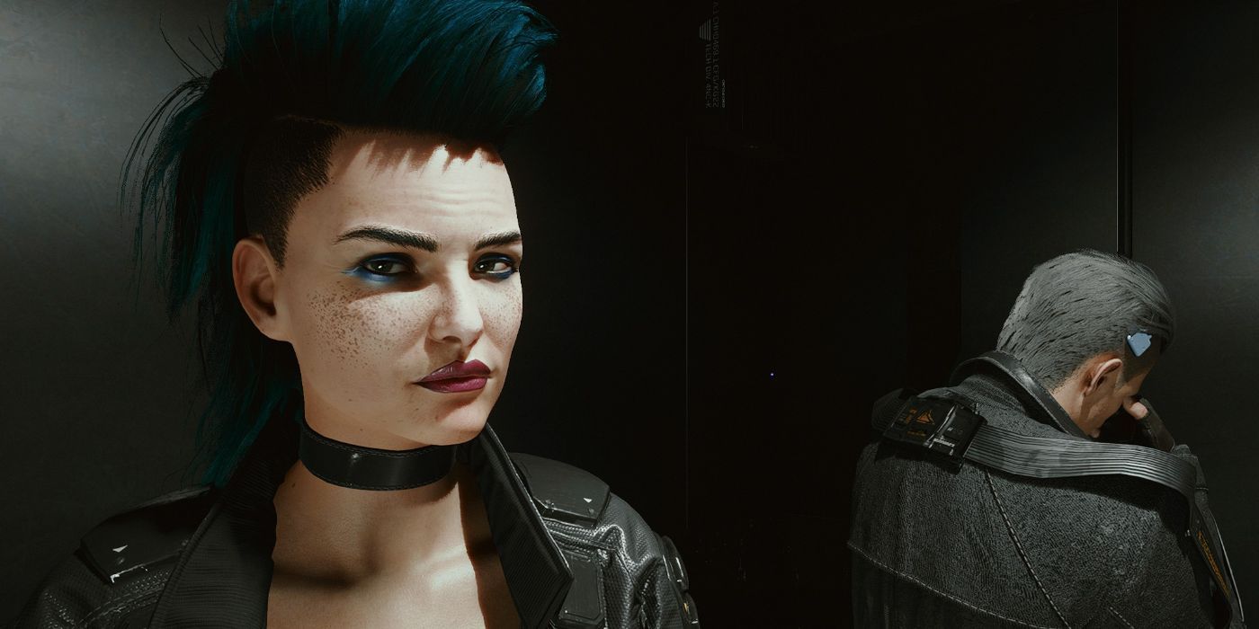 Cyberpunk 2077 young rogue during Johnny's introduction