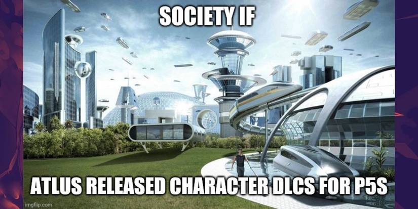 Funny Persona 5 Strikers meme about DLC