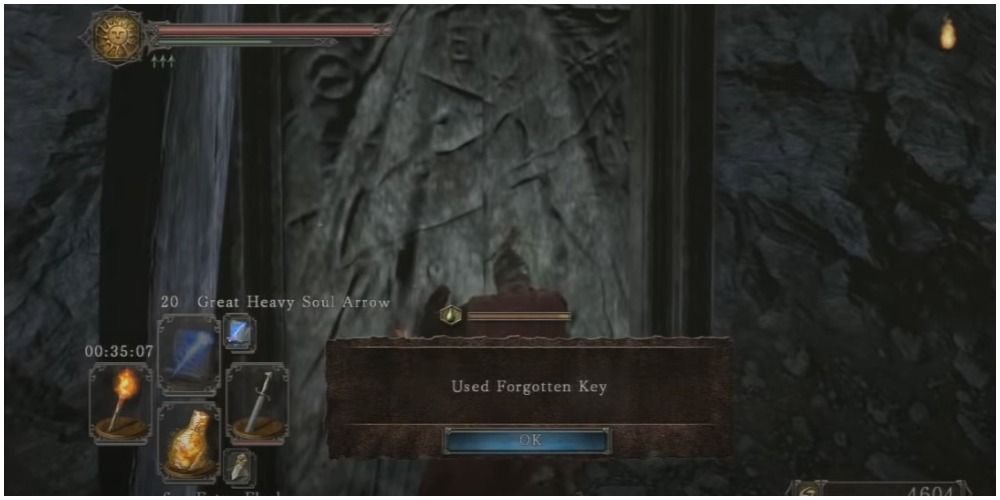 Dark Souls 2 Using The Forgotten Key To get To Havel's Set