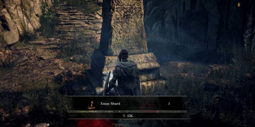 shard guarded by four exploding enemies by a well.