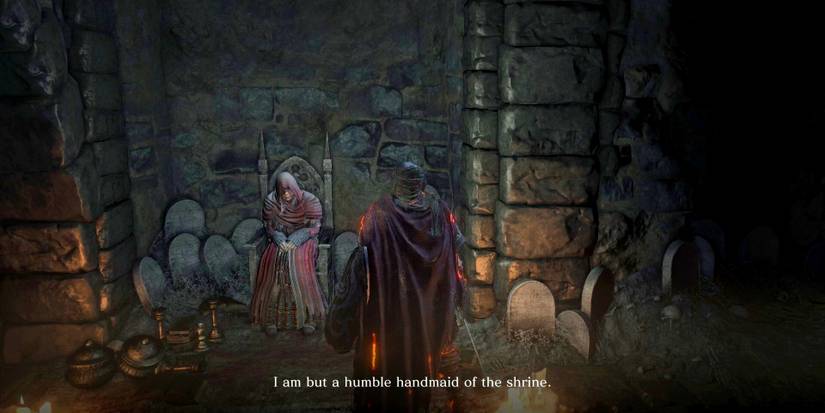 the elderly merchant in firelink shrine.