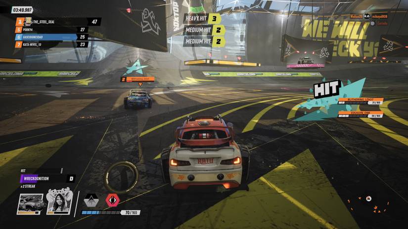 Destruction AllStars Mayhem mode points