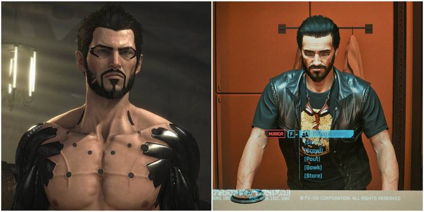 Adam Jensen from Deus Ex in Cyberpunk 2077