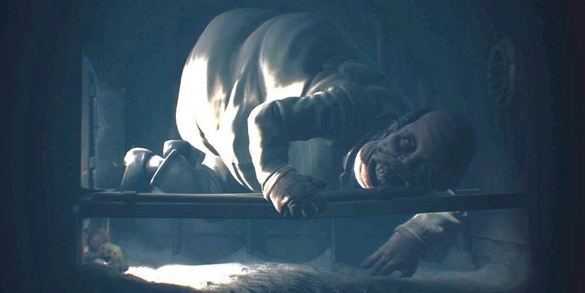 The Doctor crawls into a furnace after Mono