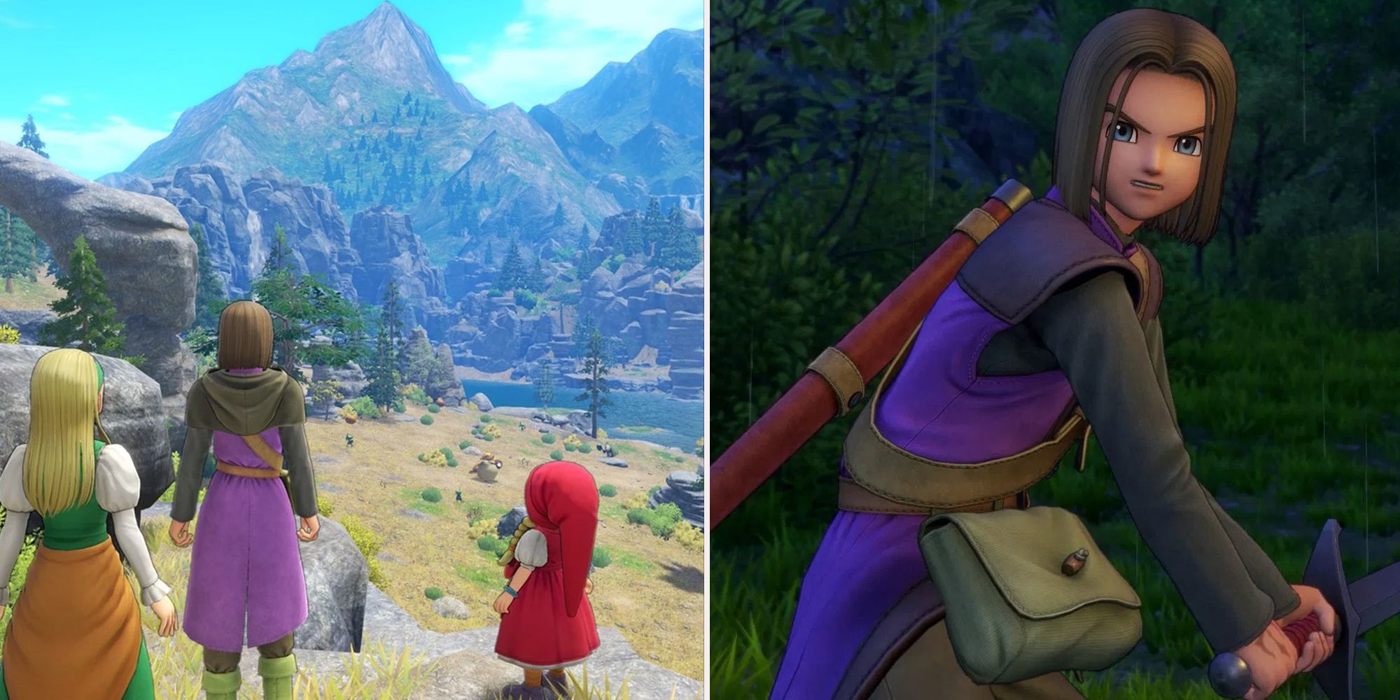 Dragon Quest 11 S characters