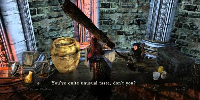 Player in conversation with Dragon Remnants Covenant Leader