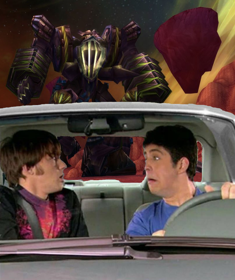 Drake Josh Fel Reaver Vrooooo World of Warcraft Burning Crusade Classic Memes