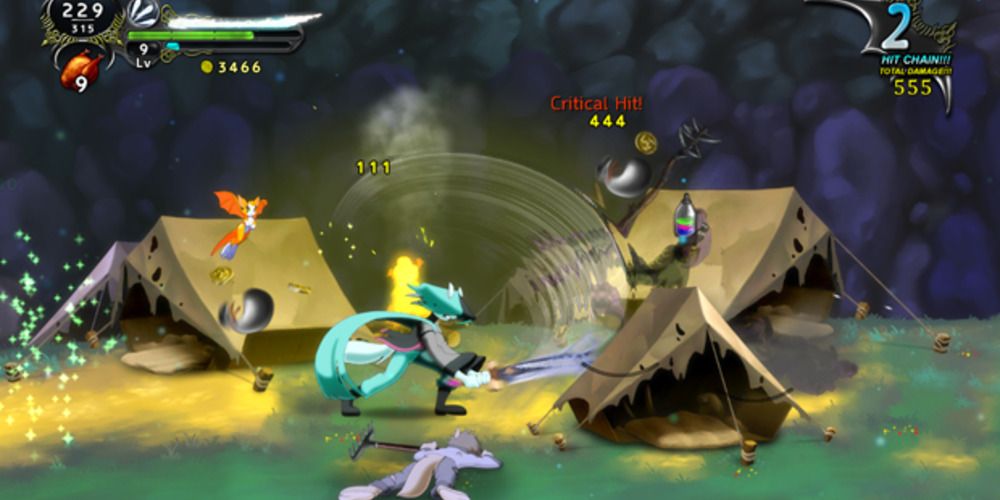 Combat in Dust an Elysian Tail