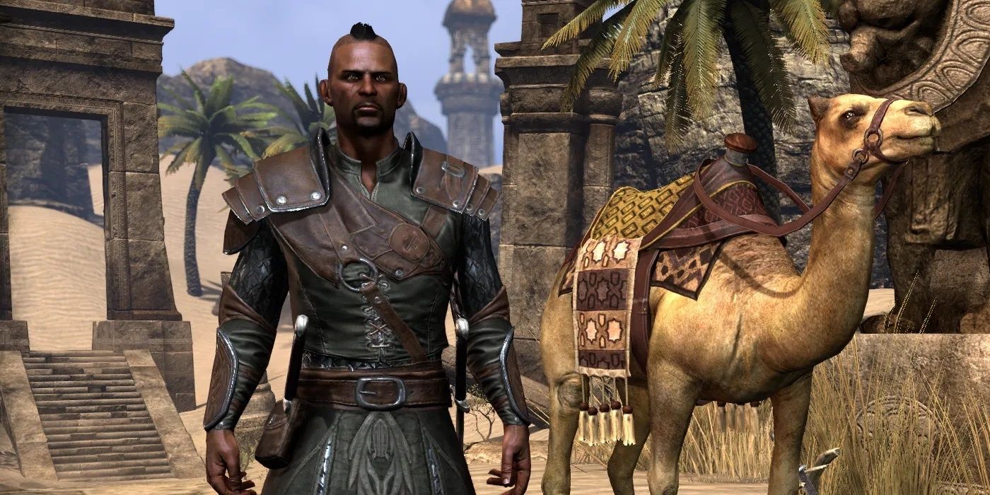 ESO Redguard With Camel