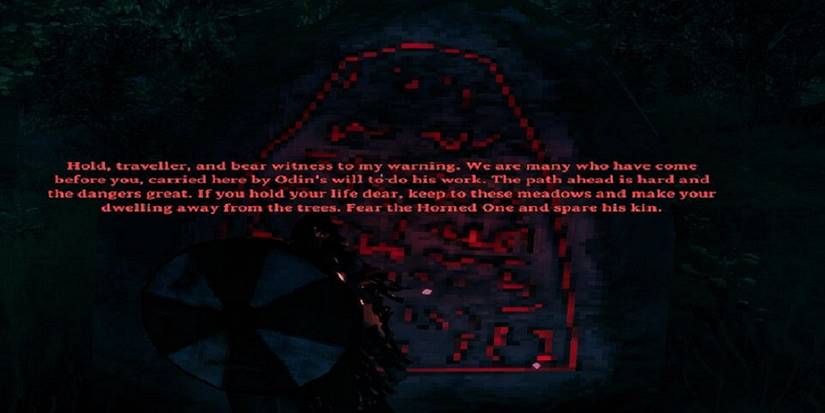 Valheim Eikthyr Runestone Meadows Night
