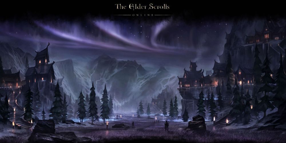 Elder Scrolls Online Logo Story Based MMOS
