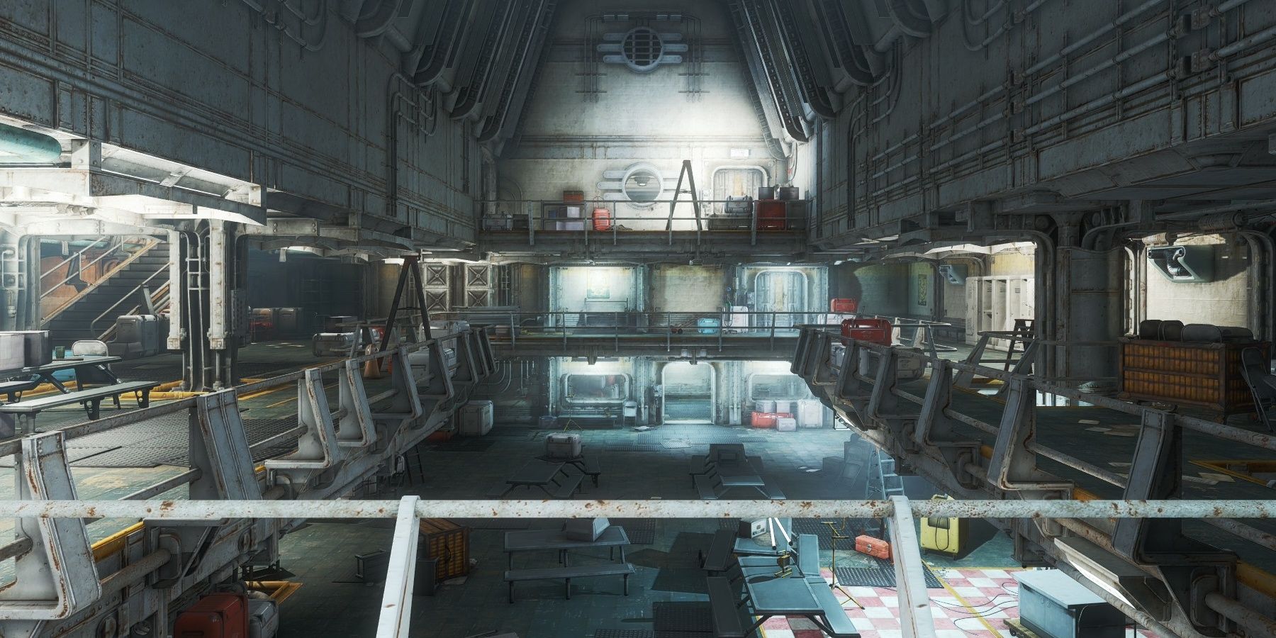 Interior Of Vault 114 From Fallout 4