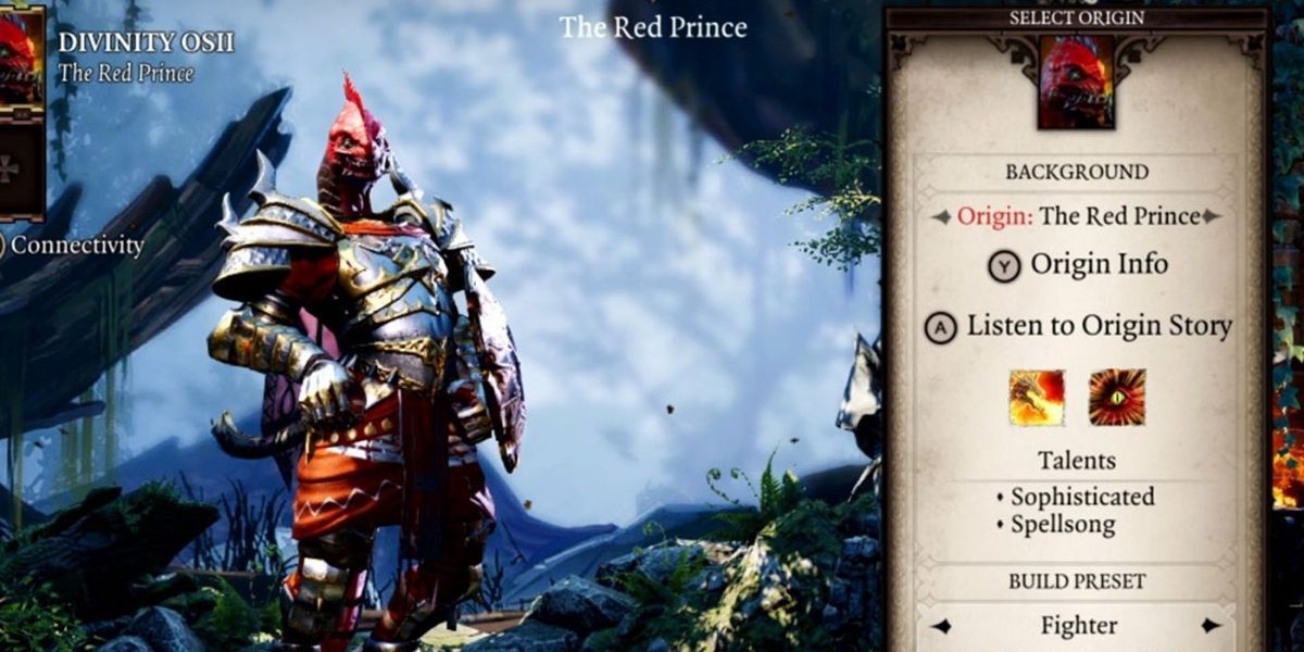 The red prince in divinity 2 has a somewhat interesting story that intersects with the main campaign