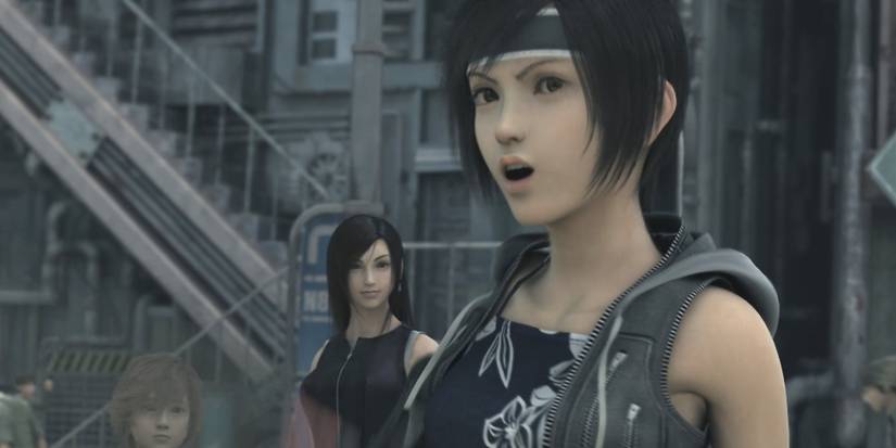 Final Fantasy 7 Advent Children Yuffie Kisaragi and Tifa Lockhart