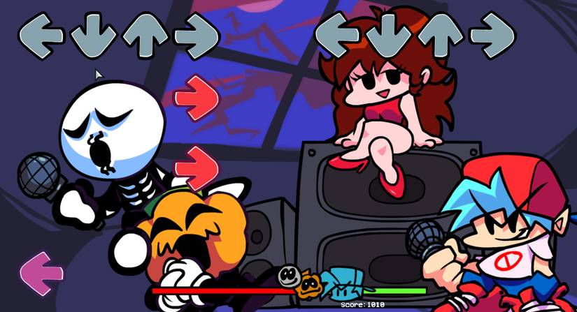 Friday Night Funkin Skid and Pump