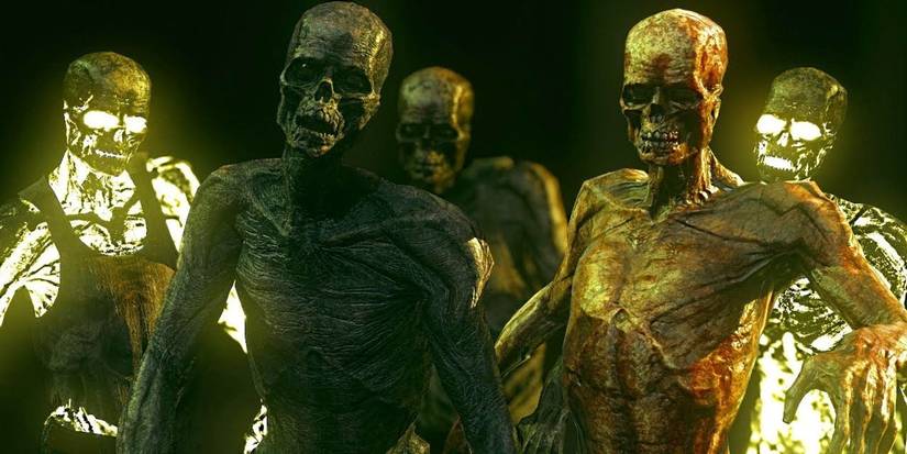 Glowing Ones and Feral Ghouls from Fallout 4