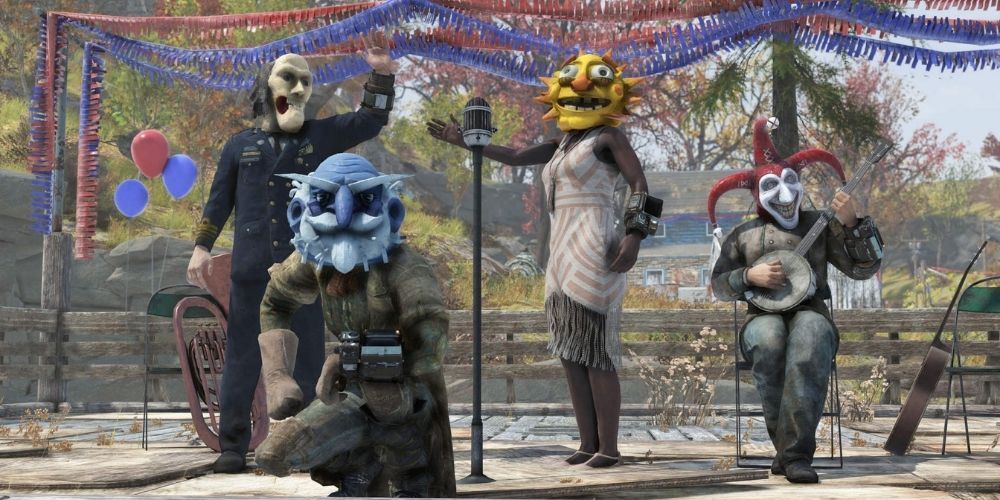 Fallout 76 Screenshot of Fasnacht Masks