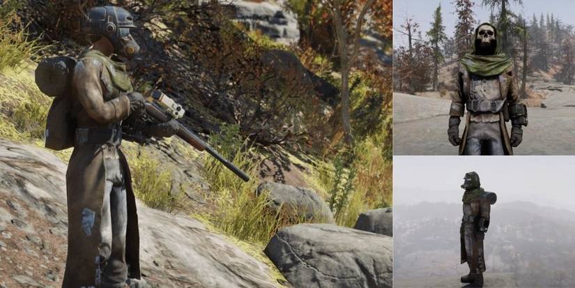 Fallout 76 Screenshot of Traveling Leather Coat Rare Outfit