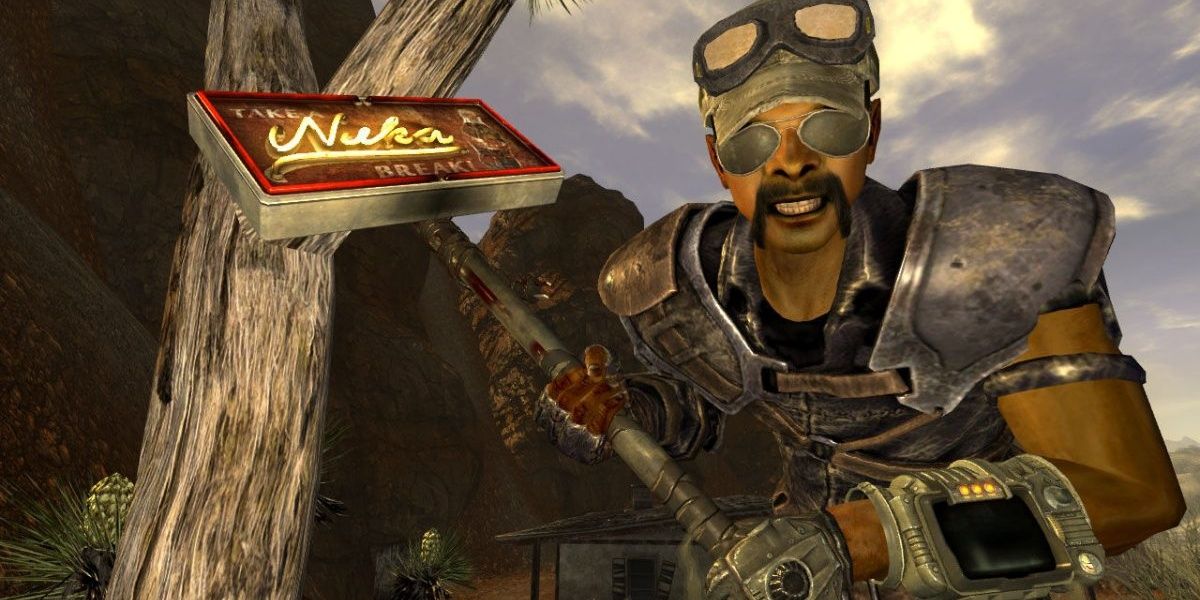 Man with Nuka Breaker Fallout New Vegas