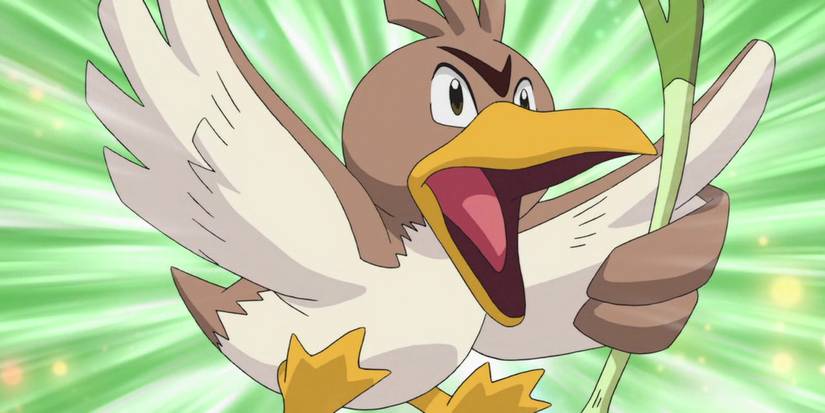 Kantonian Farfetch'd in Pokemon anime