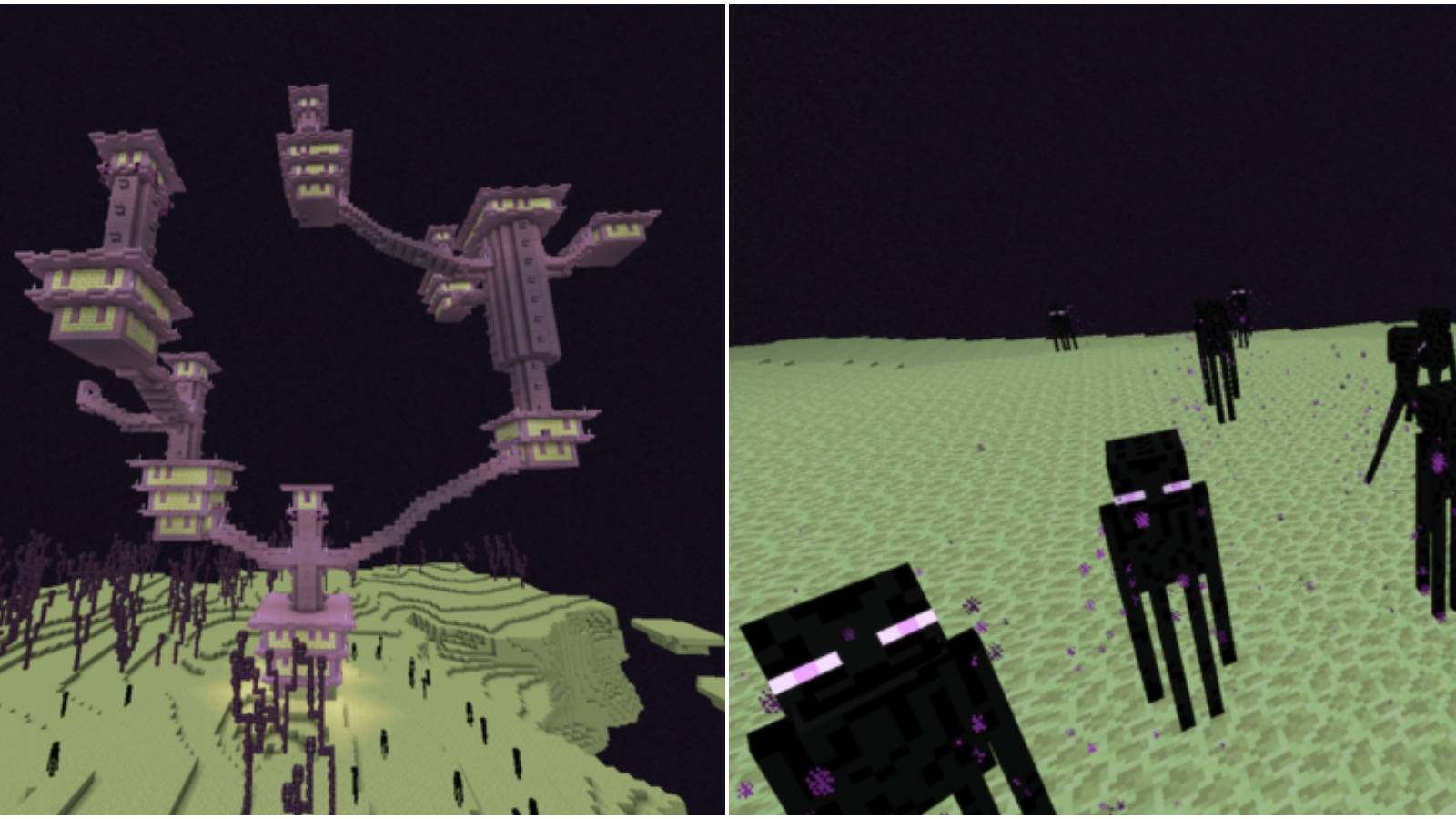 A city in The End and Endermen