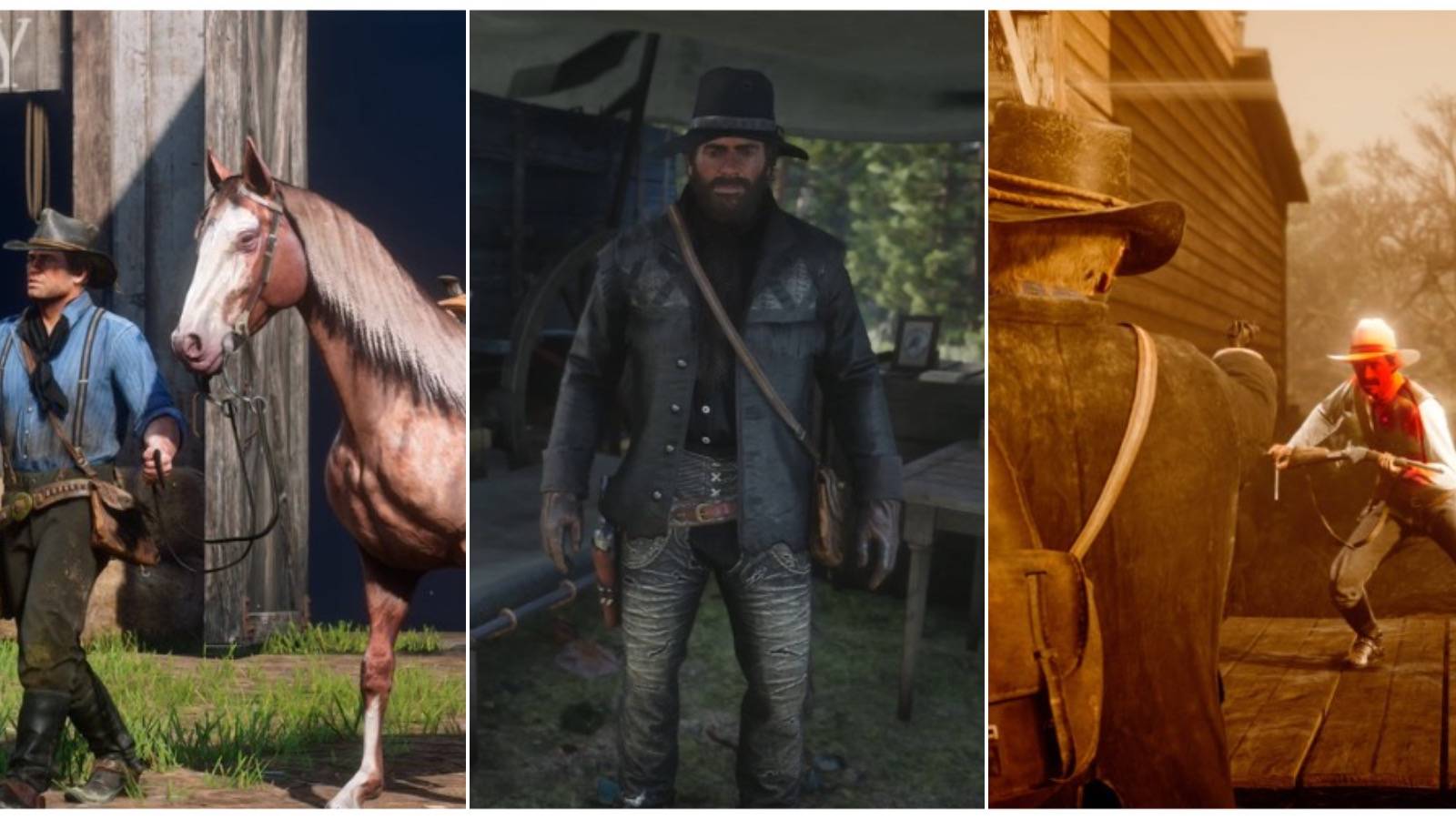 A few photos of Arthur in Red Dead II