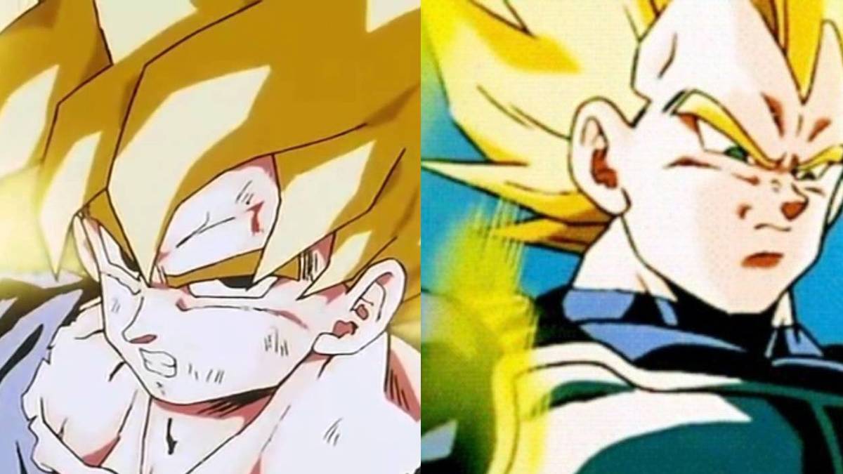 Super Saiyan Goku and Vegeta in Dragon Ball Z
