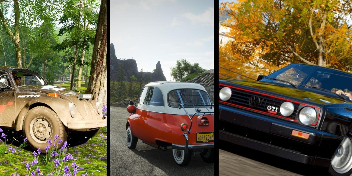 Forza Horizon 4 Cheap Cars Collage