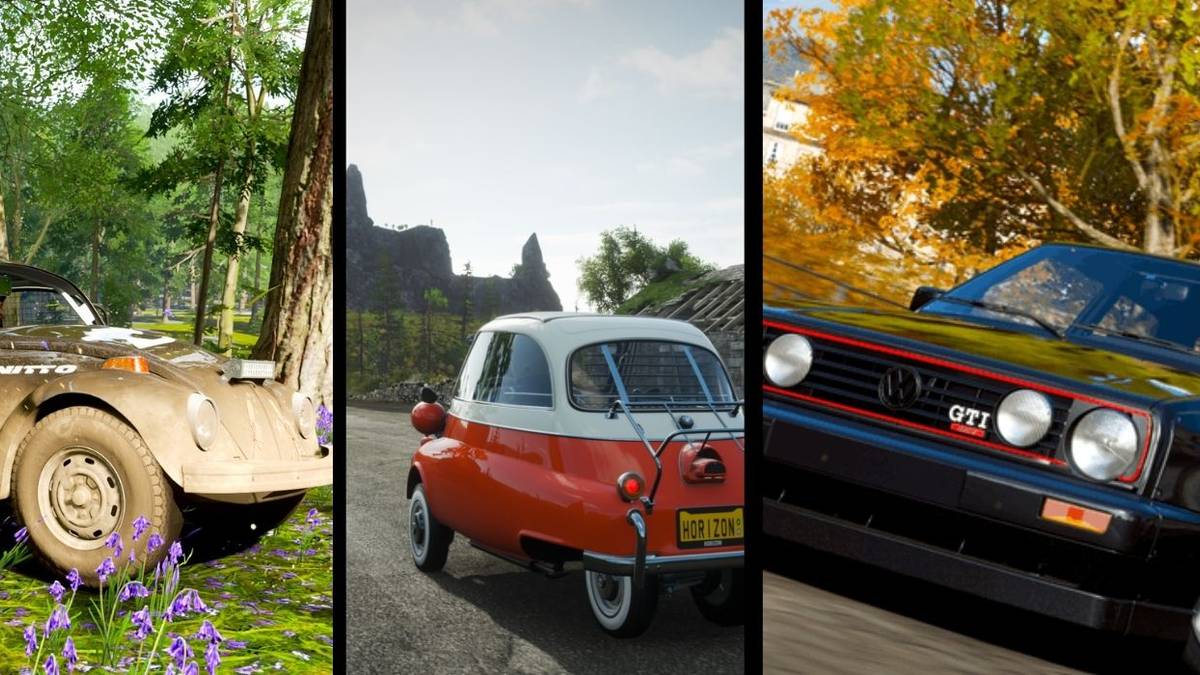 Forza Horizon 4 Cheap Cars Collage