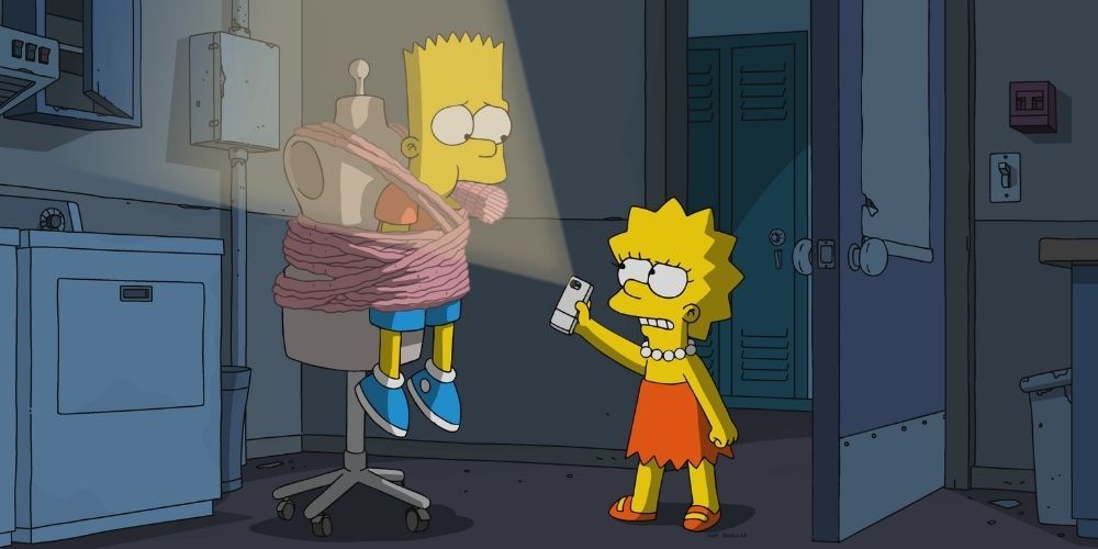 The Simpsons Lisa Sabotaging Bart
