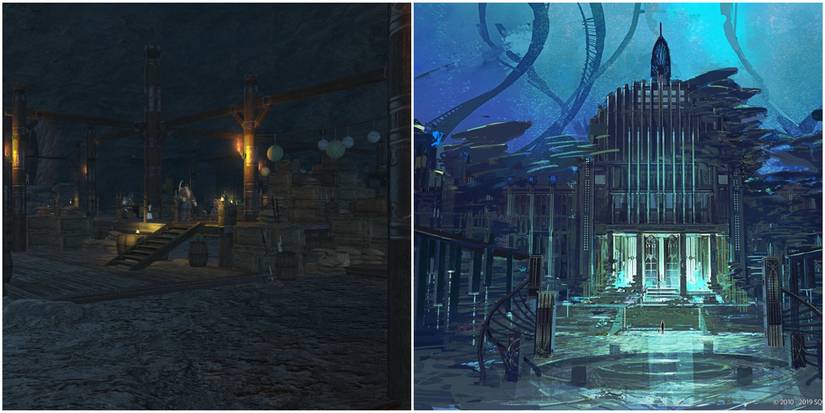 Final Fantasy 14 Sastasha and Akadaemia Anyder