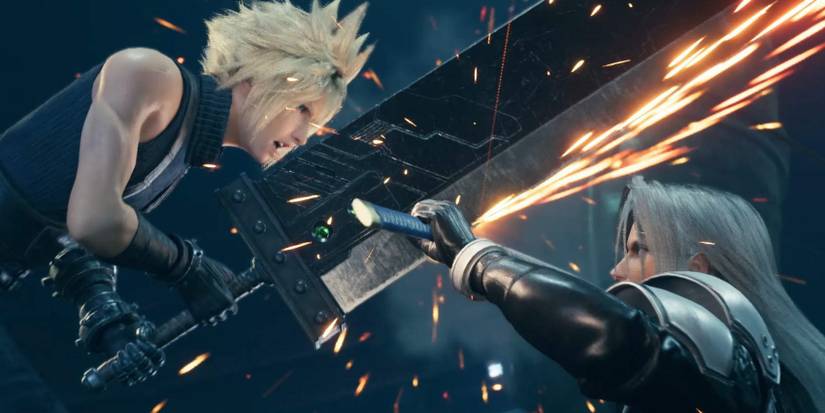Cloud vs Sephiroth in Final Fantasy VII Remake