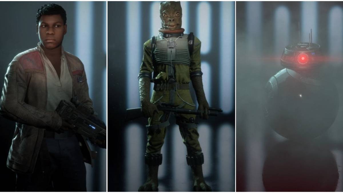 star wars battlefront 2 finn, bossk and bb-9e