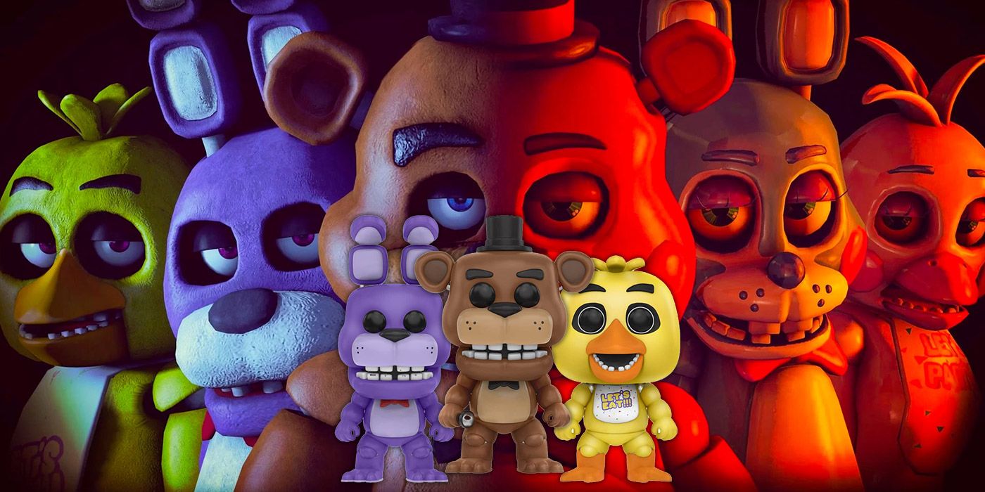 Funko FNAF Five Nights At Freddy's 5 Piece Lot Various Characters