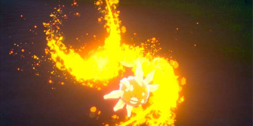 Solrock using Flare Blitz