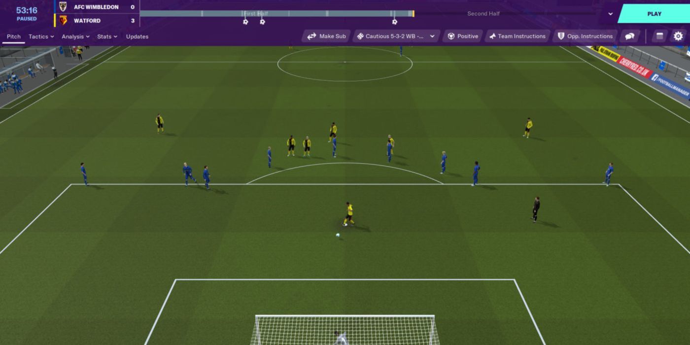 Football Manager 2021 Player Taking a Penalty
