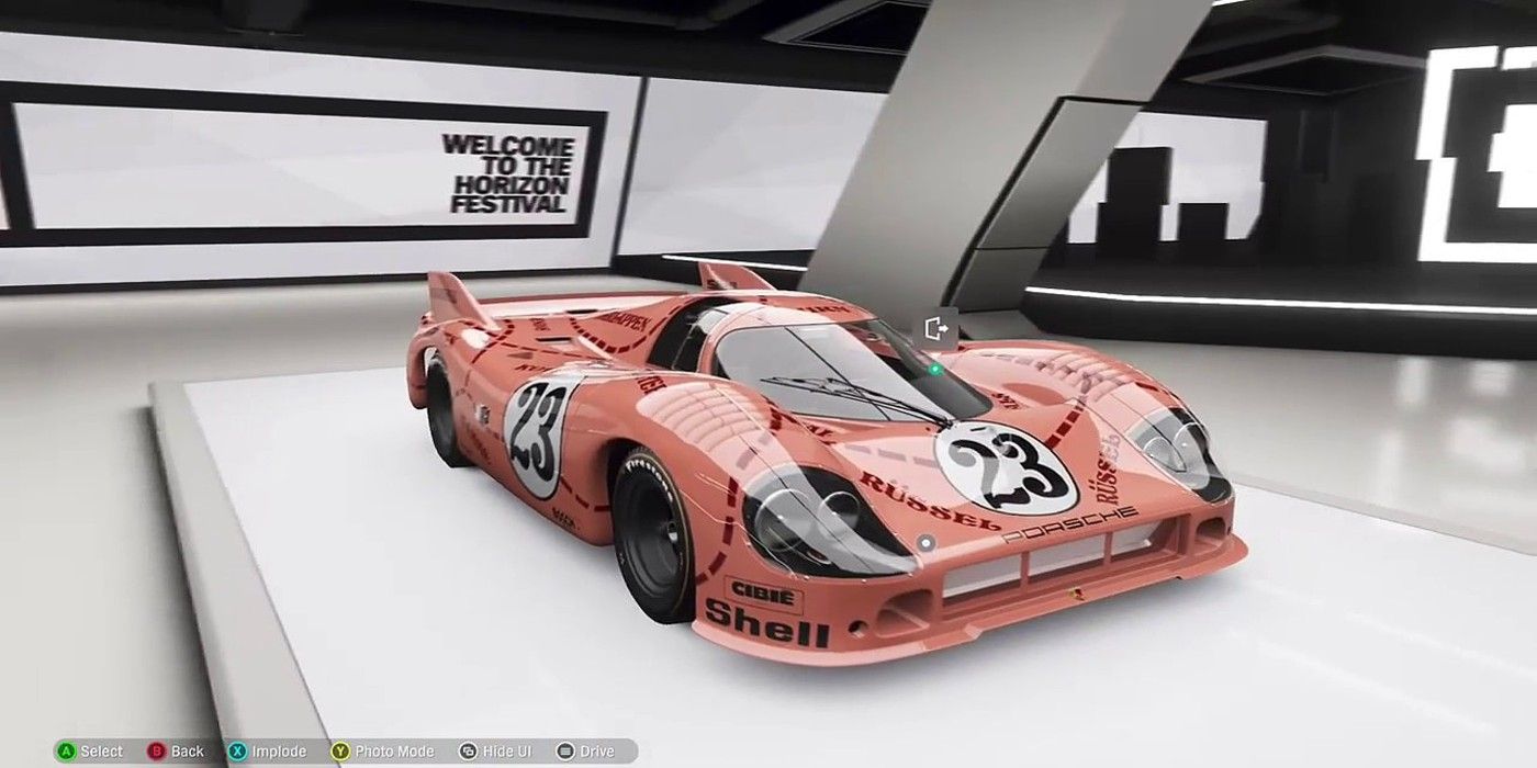 Forza Horizon 4 Porsche 23 917 20 displayed in garage
