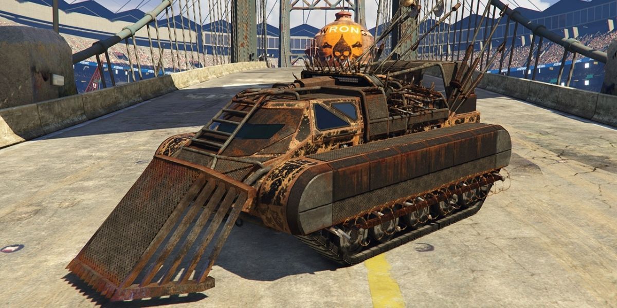 The scarab tank in gta online is not good at offense and players inside can be shot out of it