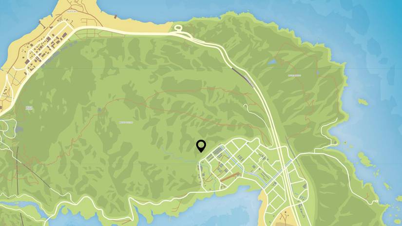 GTA Online Bigfoot Peyote Location Map