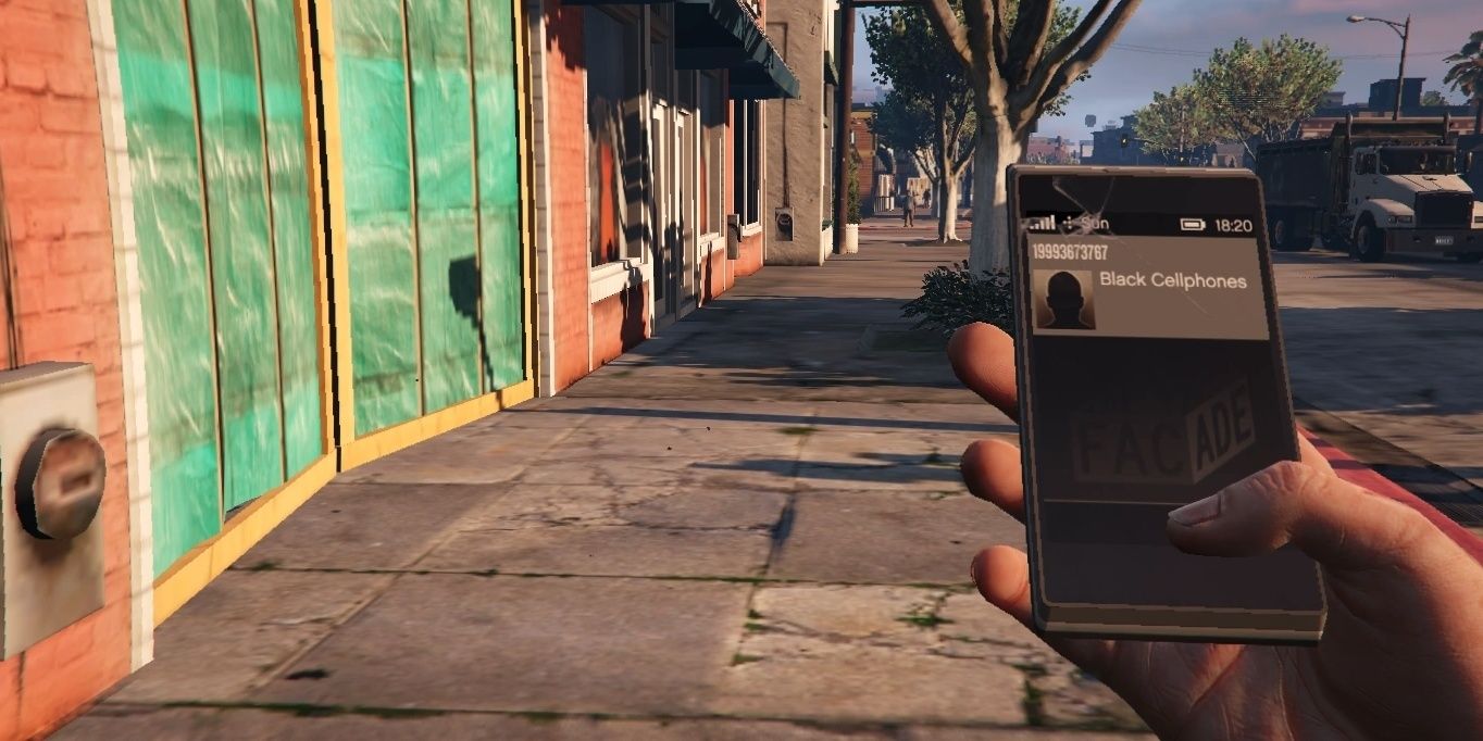 Calling the Black Cellphone in Grand Theft Auto V